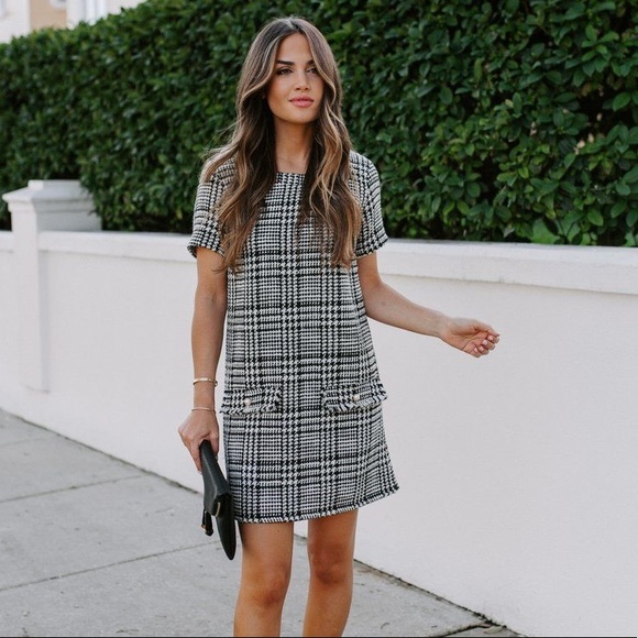 Tweed Shift Dress - Picture 1 of 3